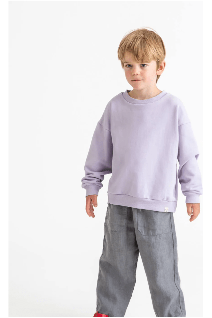 Matona - Organic Cotton Kids Sweatshirt - Lilac (1-10 years) - Nature's Wild Child