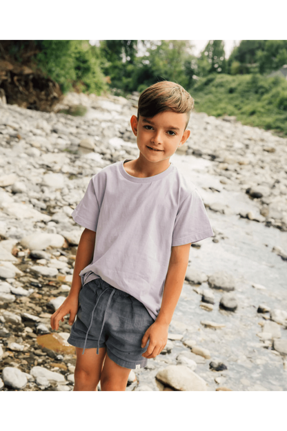 Matona - Organic Cotton Kids T-Shirt - Lilac (1-8 years) - Nature's Wild Child