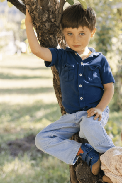 Matona - Organic Cotton - Vintage Light Wash Blue Jeans - Nature's Wild Child