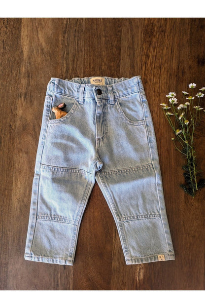 Matona - Organic Cotton - Vintage Light Wash Blue Jeans - Nature's Wild Child