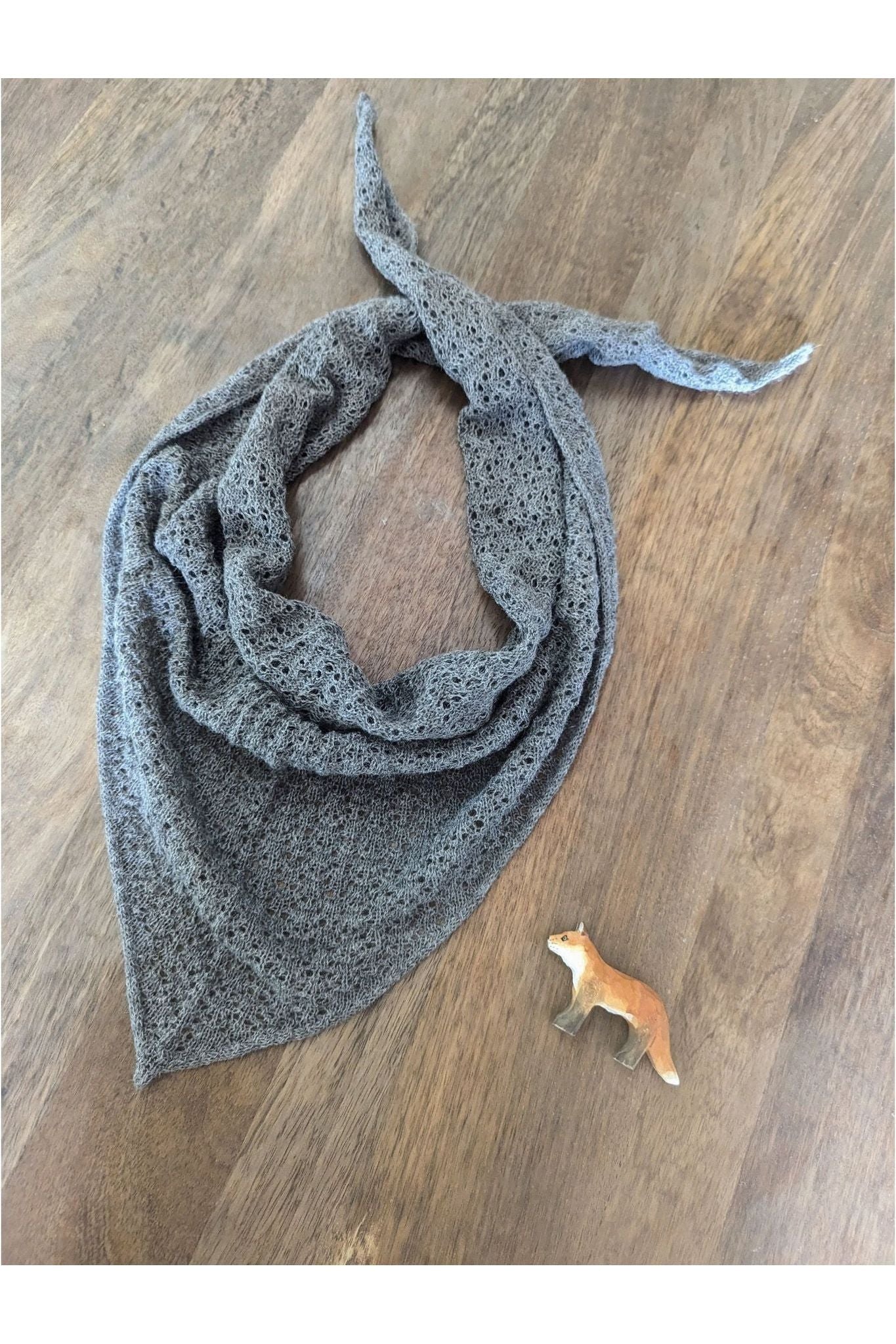 My Alpaca Copenhagen - Baby Alpaca - Adult Triangle Scarf - Nature's Wild Child