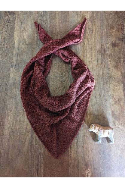 My Alpaca Copenhagen - Baby Alpaca - Adult Triangle Scarf - Nature's Wild Child