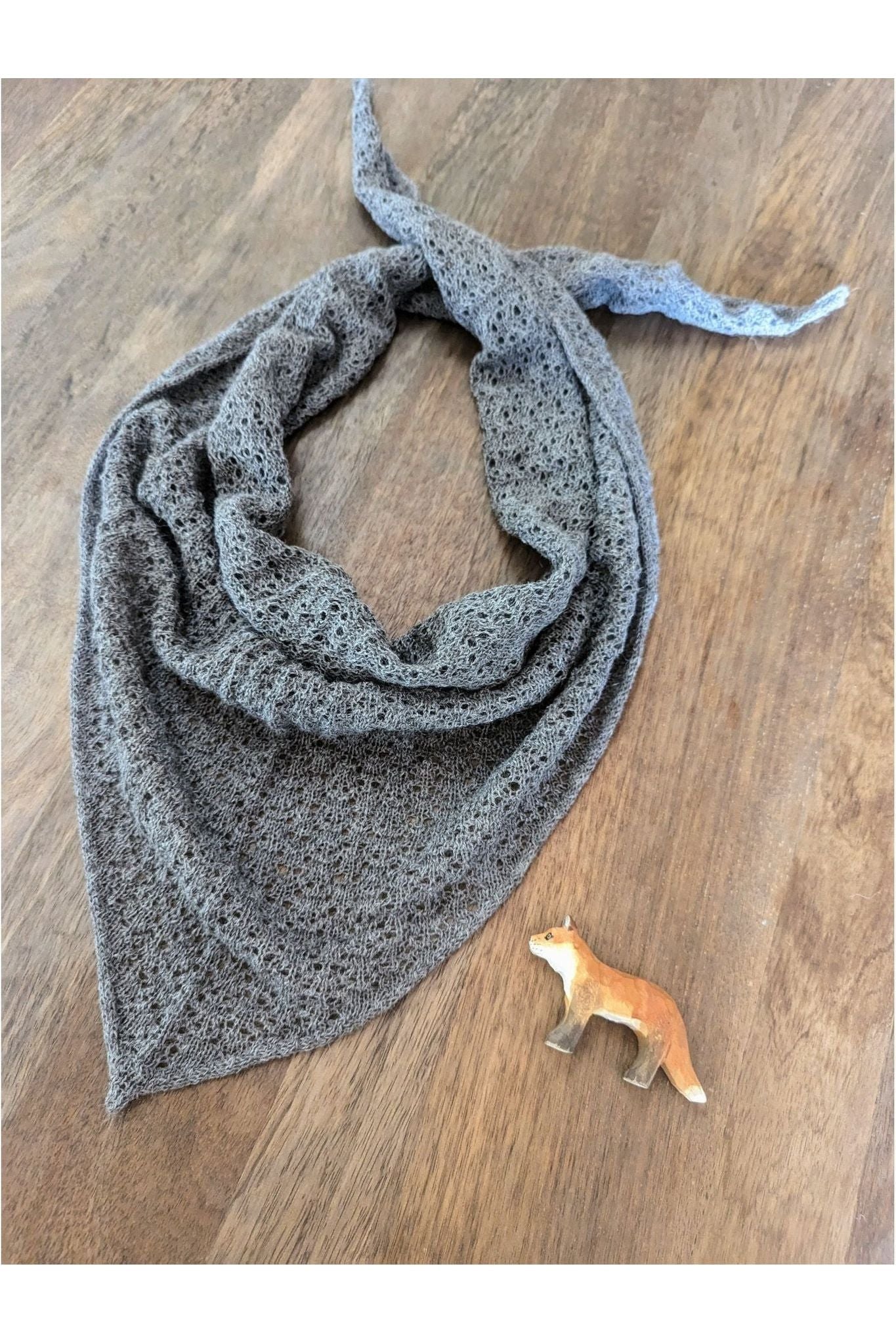 My Alpaca Copenhagen - Baby Alpaca - Adult Triangle Scarf - Nature's Wild Child