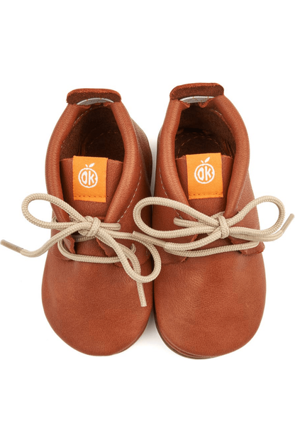 Orangenkinder - Vegetable Tanned - Leather Baby Barefoot Shoes (3 colors) - Nature's Wild Child