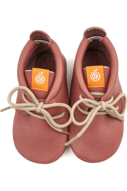 Orangenkinder - Vegetable Tanned - Leather Baby Barefoot Shoes (3 colors) - Nature's Wild Child