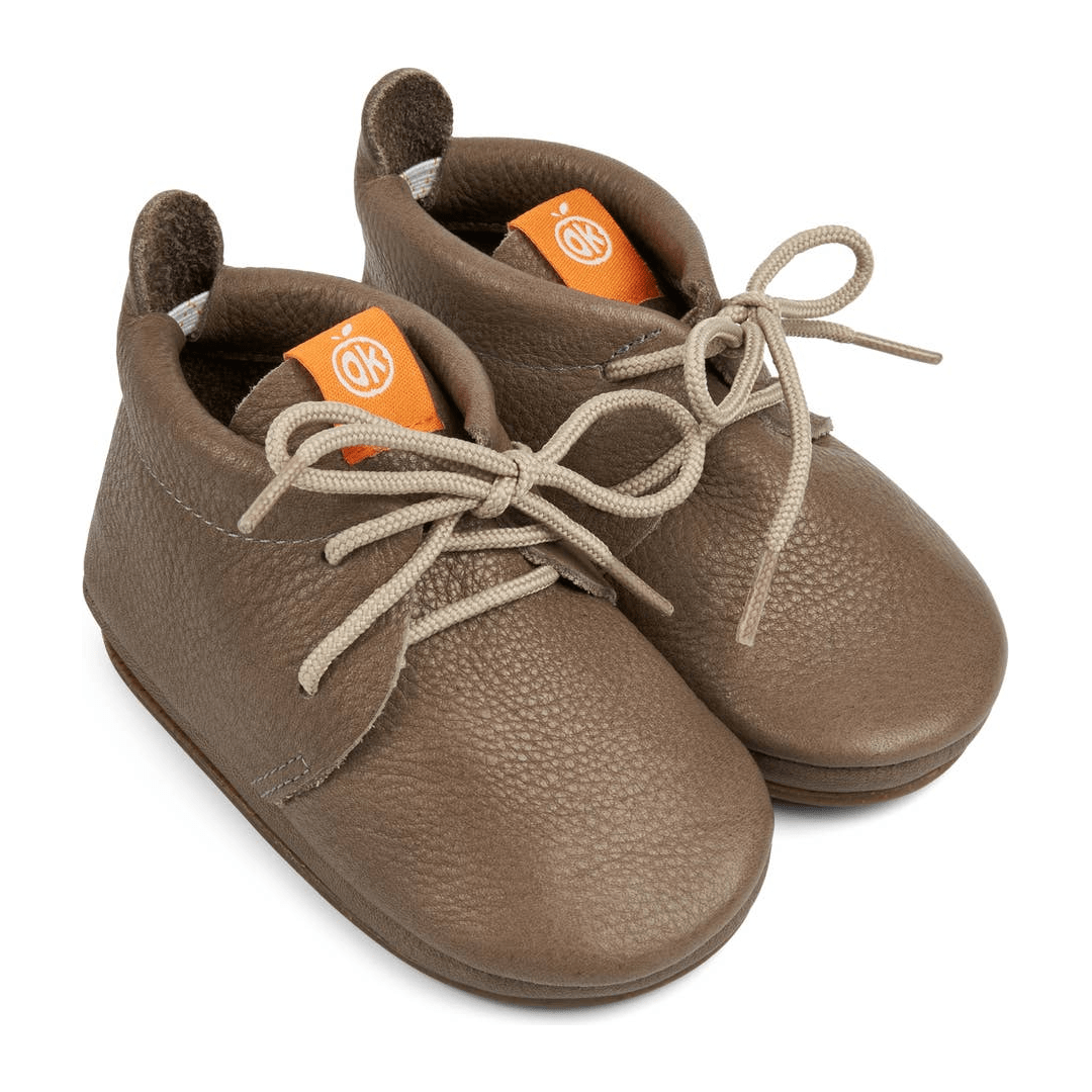 Orangenkinder - Vegetable Tanned - Leather Baby Barefoot Shoes (3 colors) - Nature's Wild Child