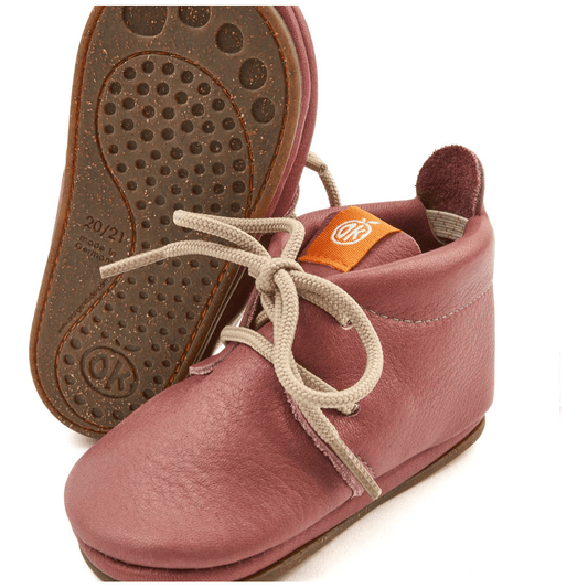 Orangenkinder - Vegetable Tanned - Leather Baby Barefoot Shoes (3 colors) - Nature's Wild Child