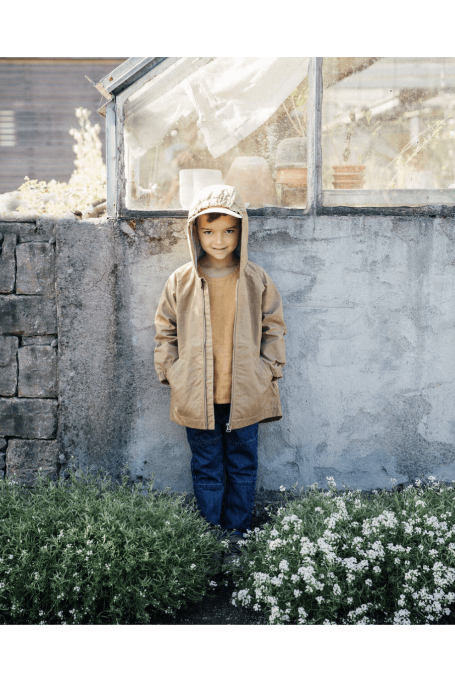 Organic Cotton Waxed Canvas - Rain Jacket (2 colors) - Nature's Wild Child