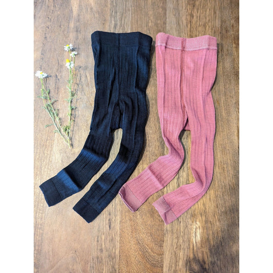 Pure Pure - Organic Wool and Cotton - Footless Tights - Nature's Wild Child