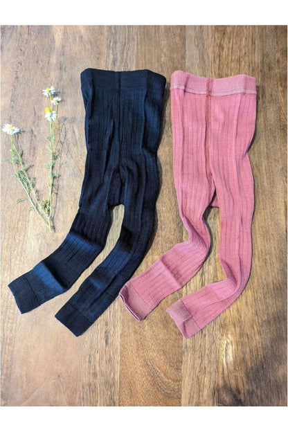 Pure Pure - Organic Wool and Cotton - Footless Tights - Nature's Wild Child