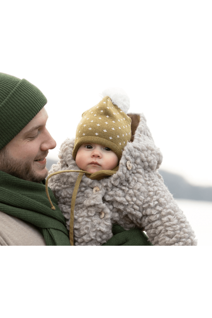 Pure Pure - Organic Wool and Tencel Plush Kids Coat - Nature's Wild Child