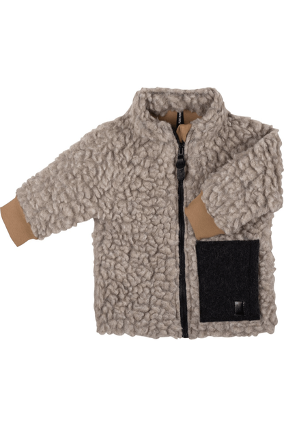 Pure Pure - Organic Wool and Tencel Plush Kids Jacket - Nature's Wild Child