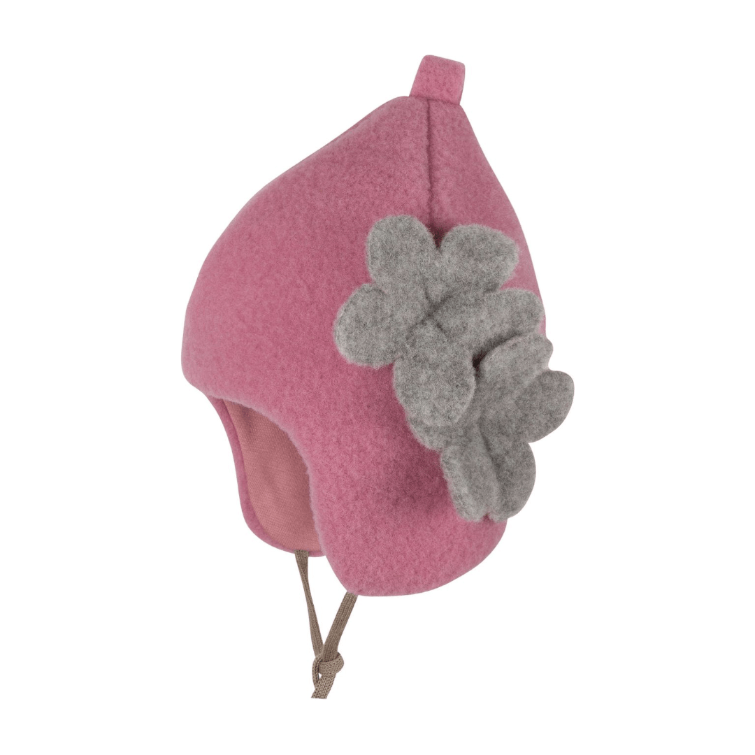 Pure Pure - Organic Wool Fleece Hat - Flower - Nature's Wild Child