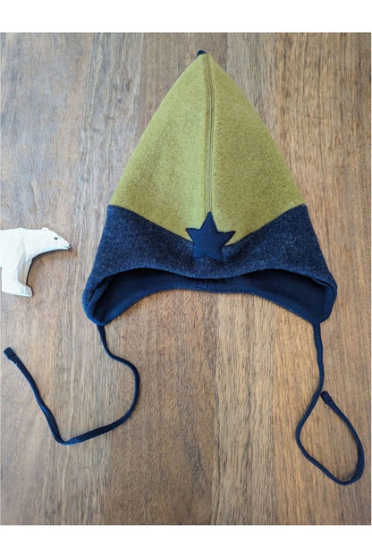 Pure Pure - Organic Wool Fleece Hat - Star - Nature's Wild Child