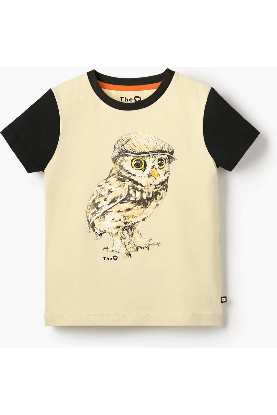 QT - Hatted Hootie - GOTS Organic Cotton Kids Tee - Nature's Wild Child