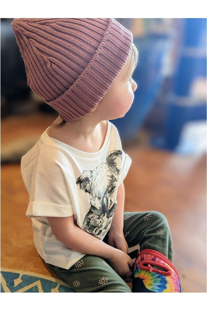 QT - Koala Cuddle - GOTS Organic Cotton Kids Tee - Nature's Wild Child