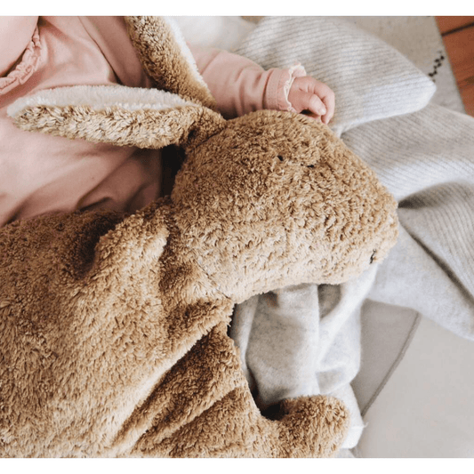 Senger - GOTS Organic Cotton Stuffed Animal - Large Cuddly Rabbit - Nature's Wild Child