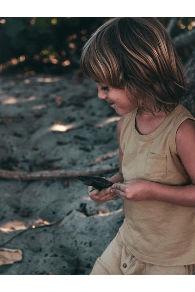 The Simple Folk - Organic Cotton Tank Top - The Mountain Tank - Nature's Wild Child