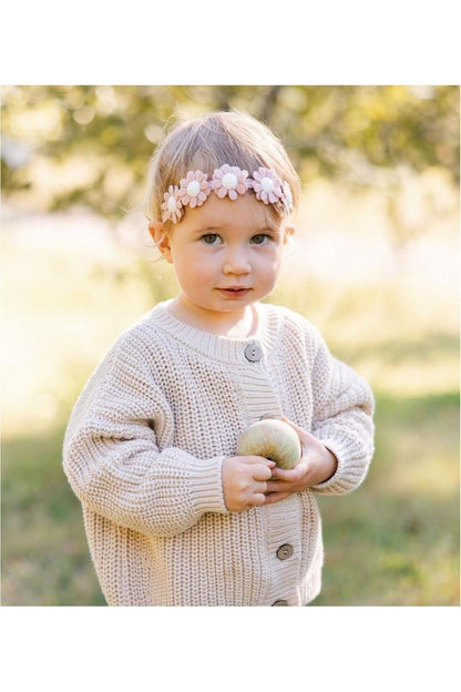 The Simple Folk - The Chunky Cardigan- Oatmeal - Nature's Wild Child