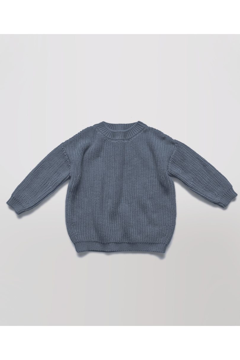 The Simple Folk - The Chunky Sweater - Cornflower Blue - Nature's Wild Child